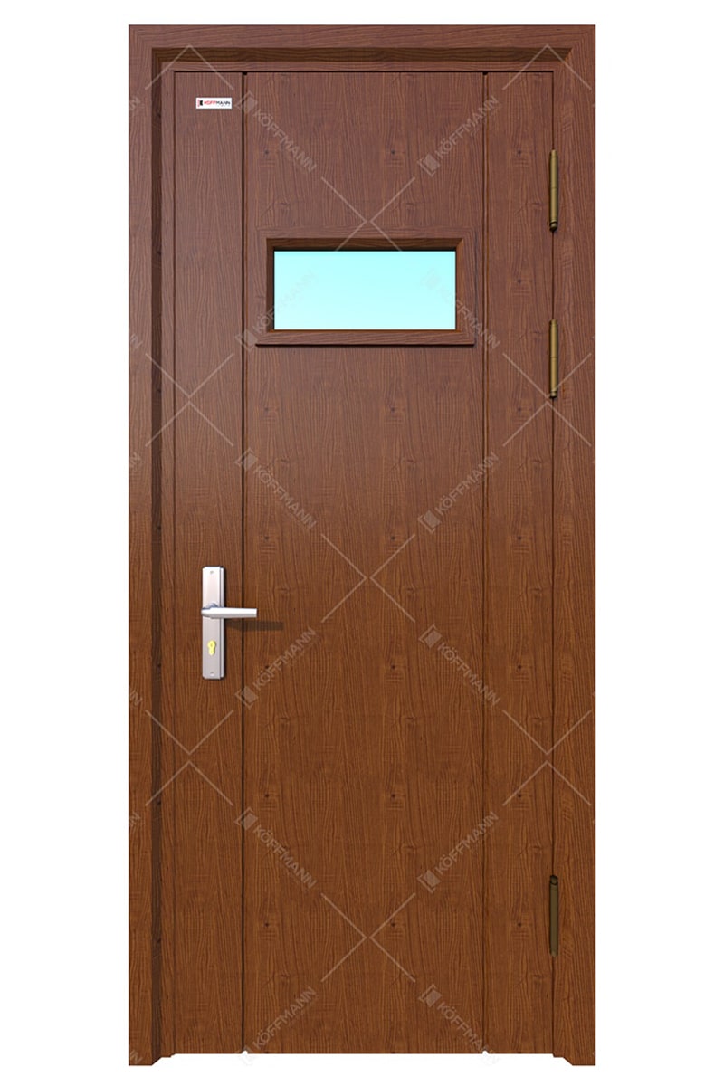Cửa thép vân gỗ KG-1.08-TK
