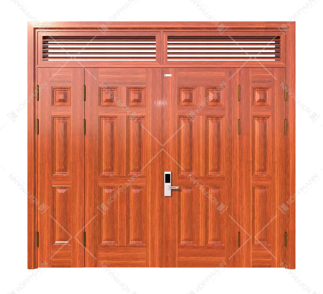 Cửa thép vân gỗ KG-41.04.04A-2NC-1