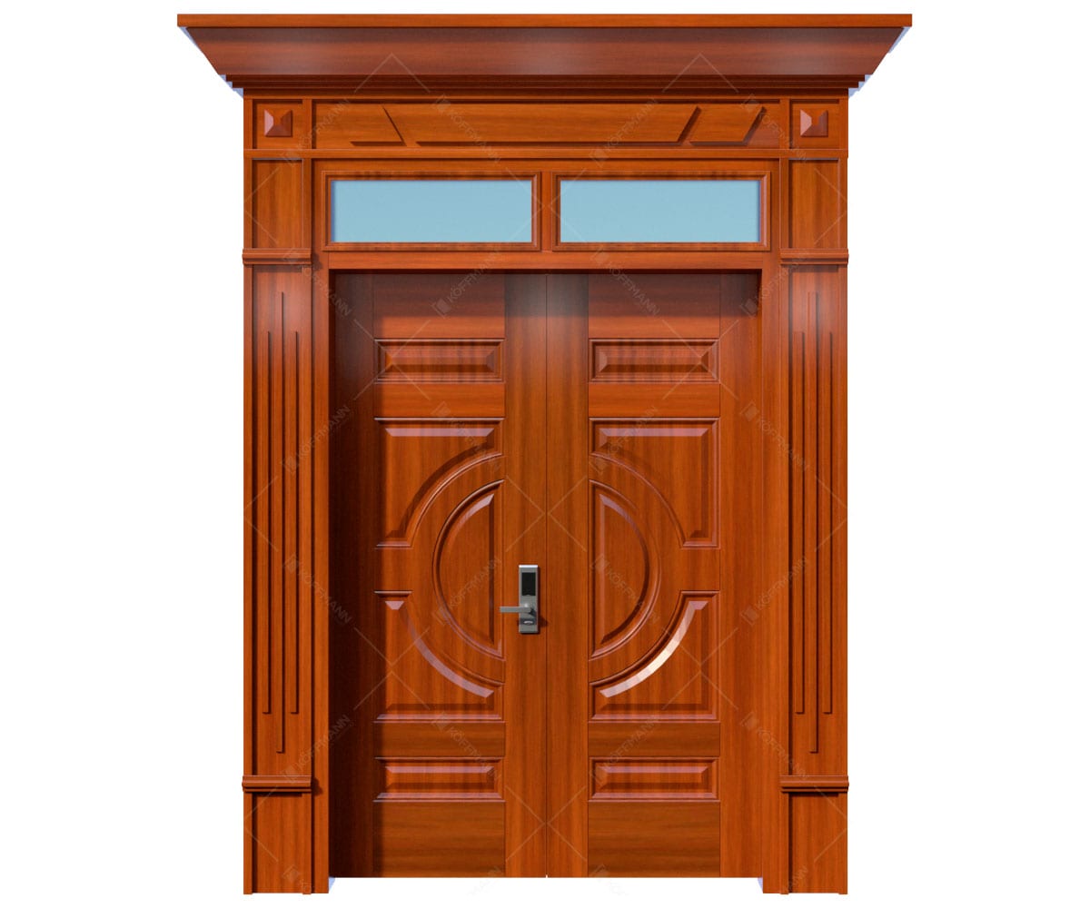 Cửa thép vân gỗ KL-22.01-2TK