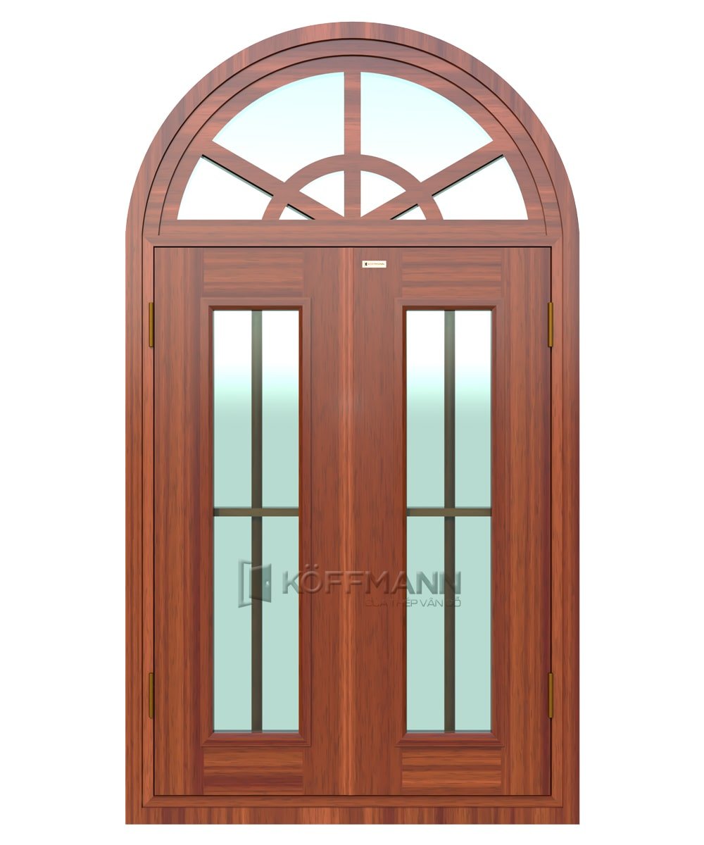 Cửa sổ thép vân gỗ KSV-22.K.K