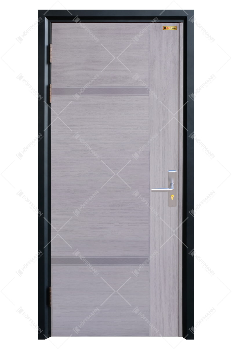 Cửa thép vân gỗ Deluxe KD-1.05