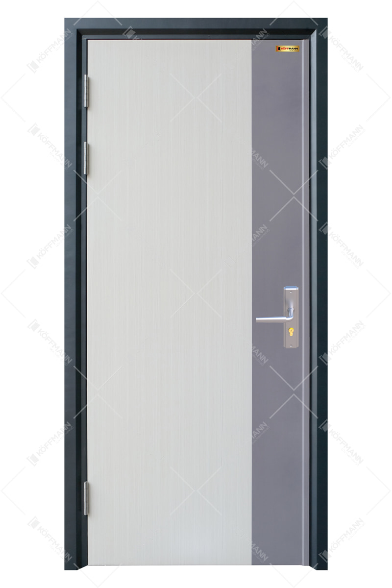 Cửa thép vân gỗ Deluxe KD-1.06