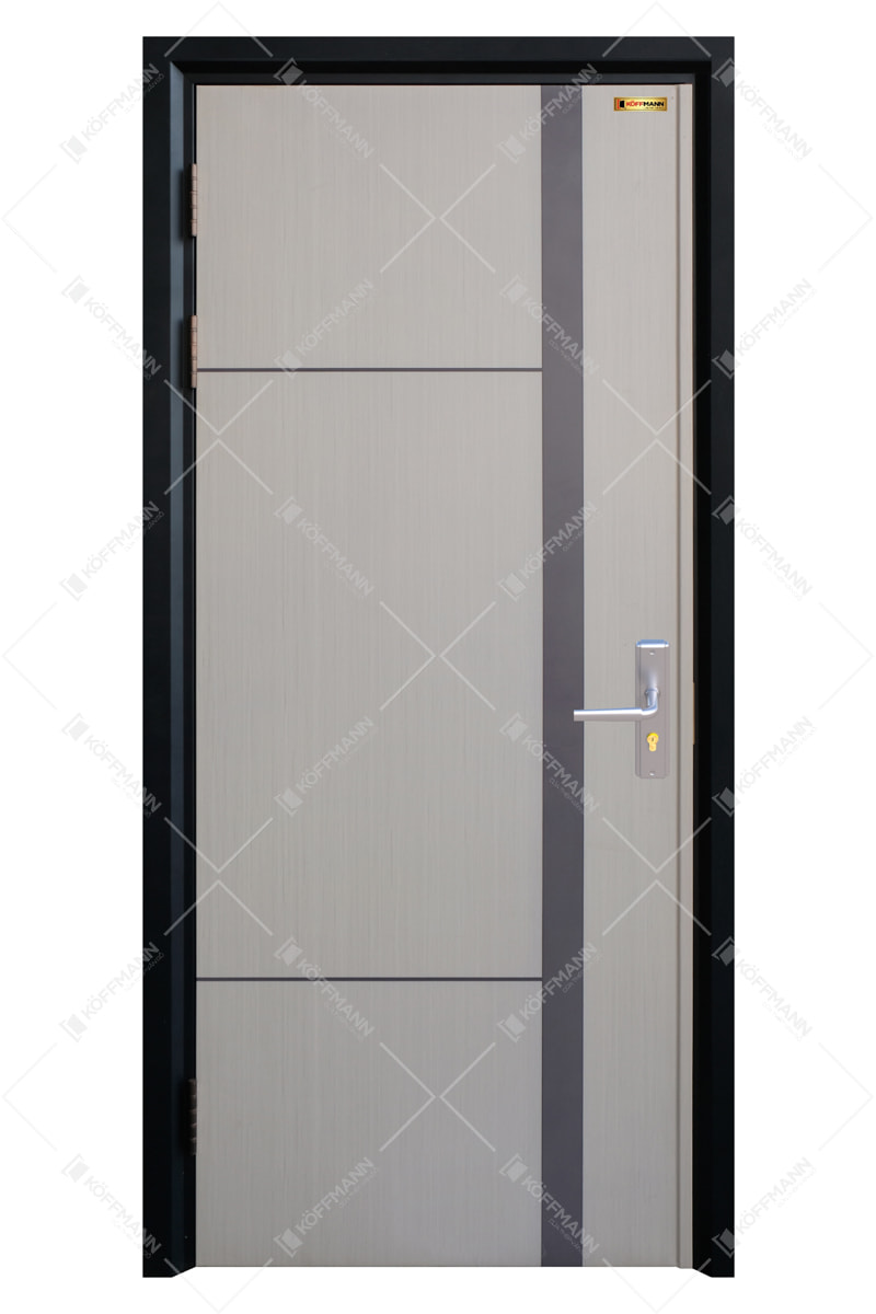 Cửa thép vân gỗ Deluxe KD-1.08