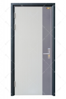 Cửa thép vân gỗ Deluxe KD-1.06