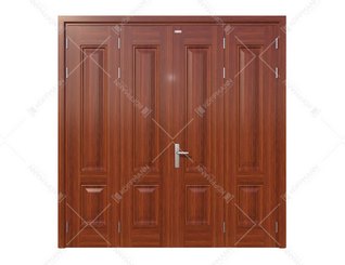 Cửa thép vân gỗ KG-42.CS2