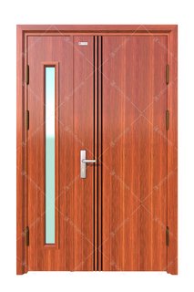 Cửa thép vân gỗ KG-218T