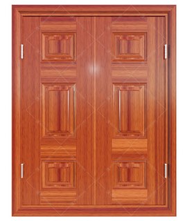 Cửa sổ thép vân gỗ KGS2.CS1