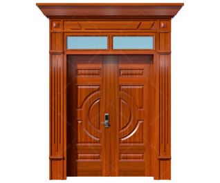 Cửa thép vân gỗ KL-22.01-2TK
