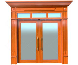 Cửa thép vân gỗ Luxury KLT-1VK