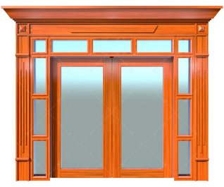 Cửa thép vân gỗ Luxury KLT-3VK