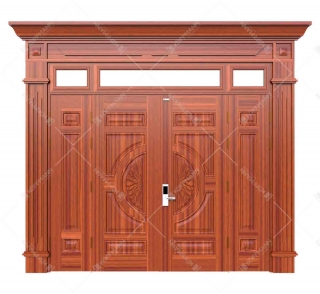 Cửa thép vân gỗ Luxury KL-41.01H.03A-3TK